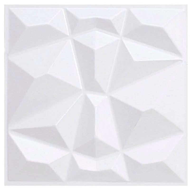 🧱 Placas de Revestimento Sobrepor PVC 3D (Kit com 10 Unidades) 25 x 25cm | Sua Casa Nova