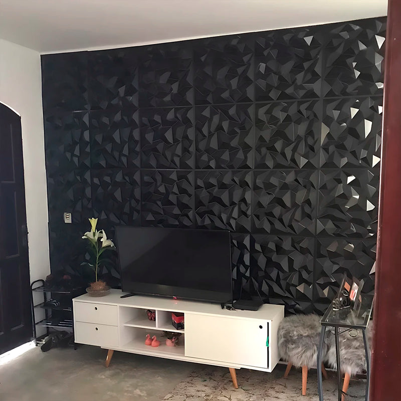 🧱 Placas de Revestimento Sobrepor PVC 3D (Kit com 10 Unidades) 25 x 25cm | Sua Casa Nova