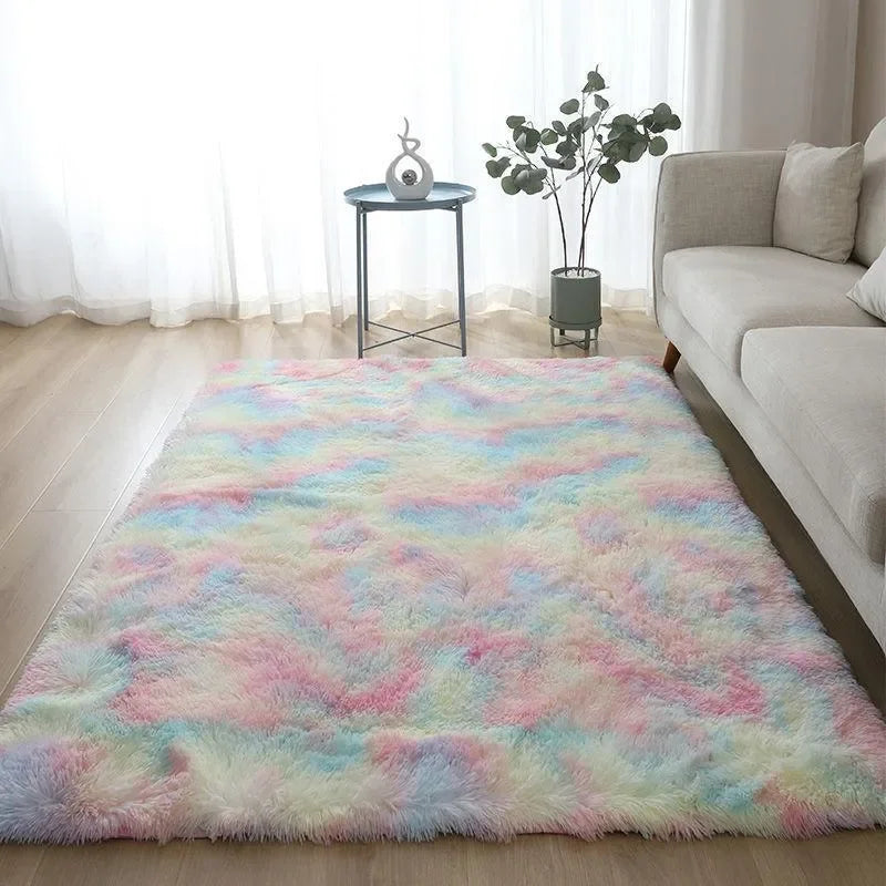 Tapete Felpudo 150x100cm | Cores Variadas - Sala Quarto Escritório - Extra Macio Soft | Sua Casa Nova ✨🏡
