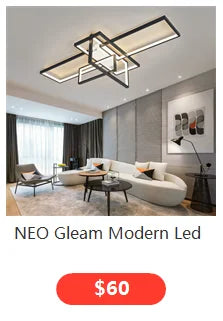 Lustre Moderno BK-20 com Controle Remoto / casa inteligente alexa moderno led lustre luminárias | Sua Casa Nova 💡