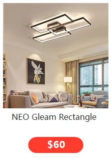 Lustre Moderno BK-20 com Controle Remoto / casa inteligente alexa moderno led lustre luminárias | Sua Casa Nova 💡