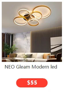 Lustre Moderno BK-20 com Controle Remoto / casa inteligente alexa moderno led lustre luminárias | Sua Casa Nova 💡
